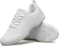 BAXINIER Girls White Cheerleading Shoes