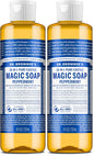 Dr. Bronner's Peppermint Pure-Castile Liquid Soap, Hand Soap, 32 oz
