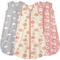 Yoofoss Baby Sleep Sack 0-6 Month 0.5TOG 100% Organic Cotton 2-Way Zipper