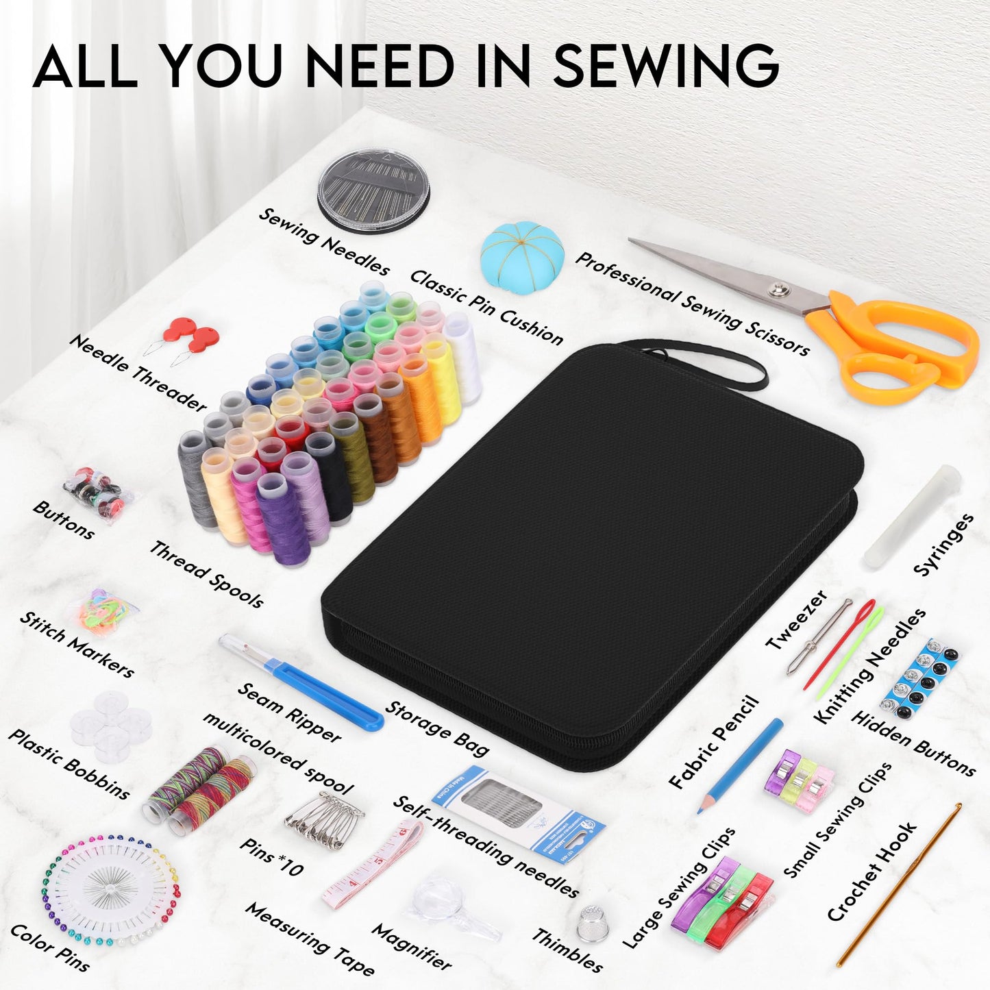Coquimbo Sewing Kit for Adults, Christmas Stocking Stuffers for Teen Girls