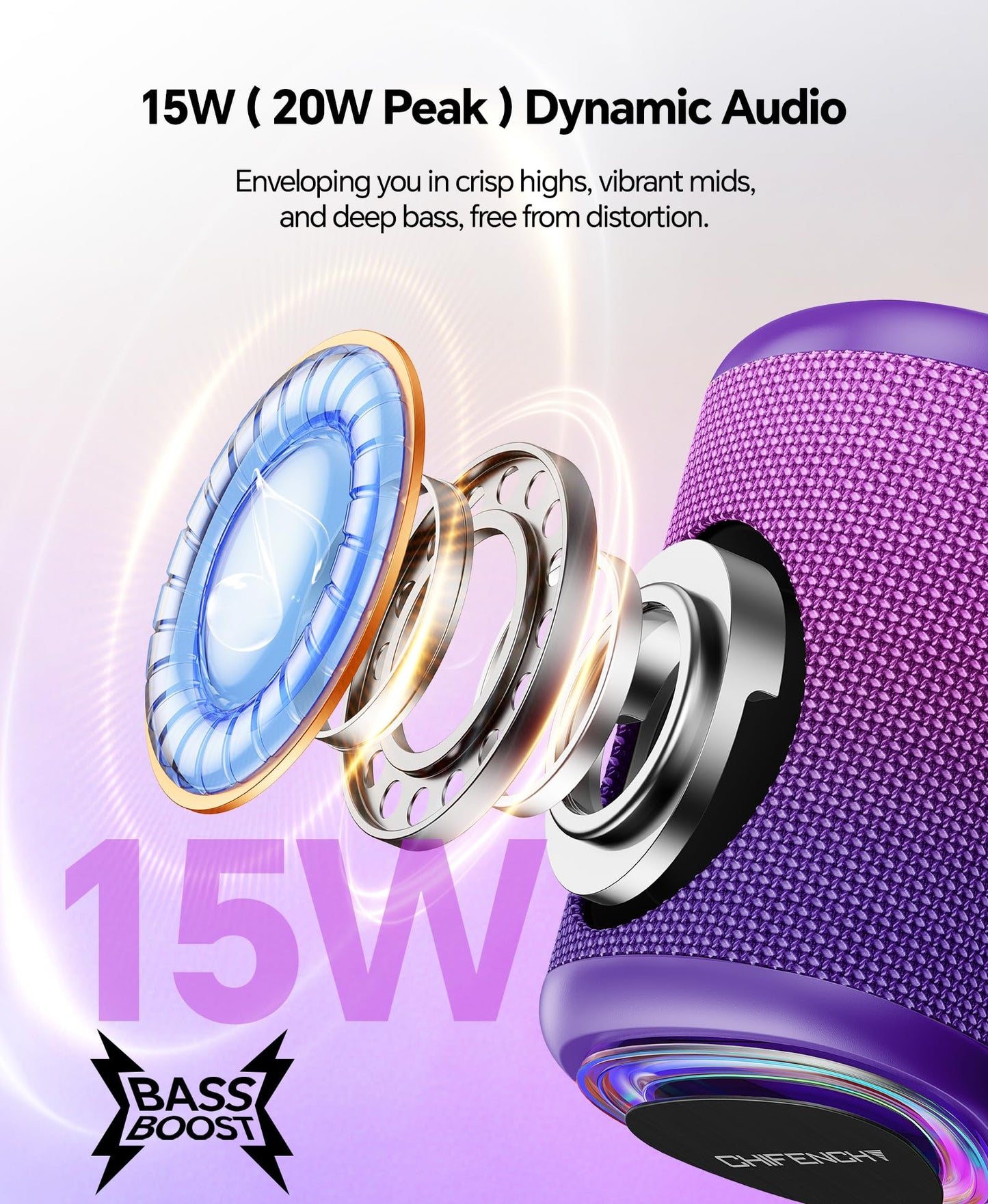 Portable Bluetooth Speaker Beach Essentials: IPX5 Waterproof for Outdoor