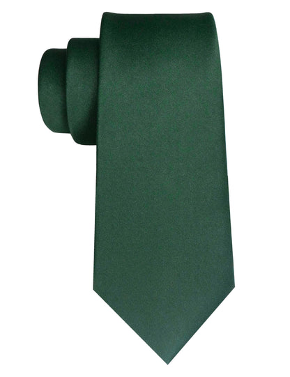 JEMYGINS Solid Color Tie Mens Necktie for Business and Wedding