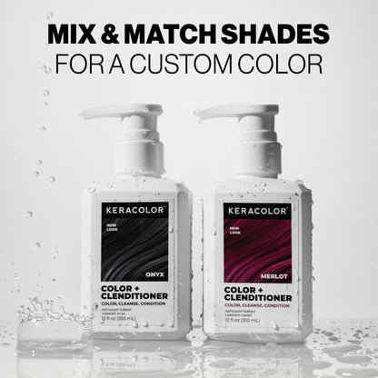 Keracolor Color + Clenditioner, Semi-Permanent Hair Color, 23 Shades
