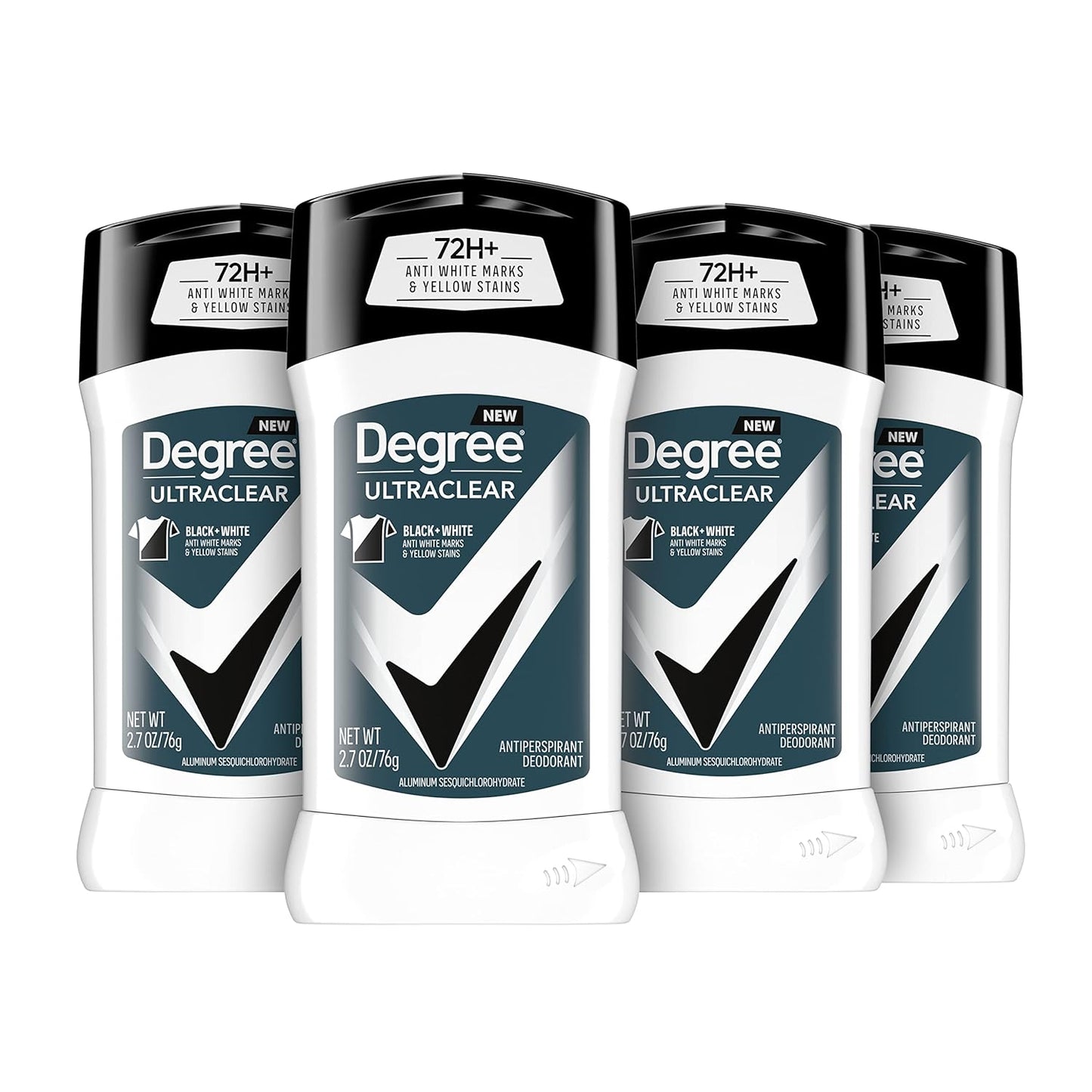 Degree Men UltraClear Antiperspirant Black+White Sweat & 2 Count 2.7 oz