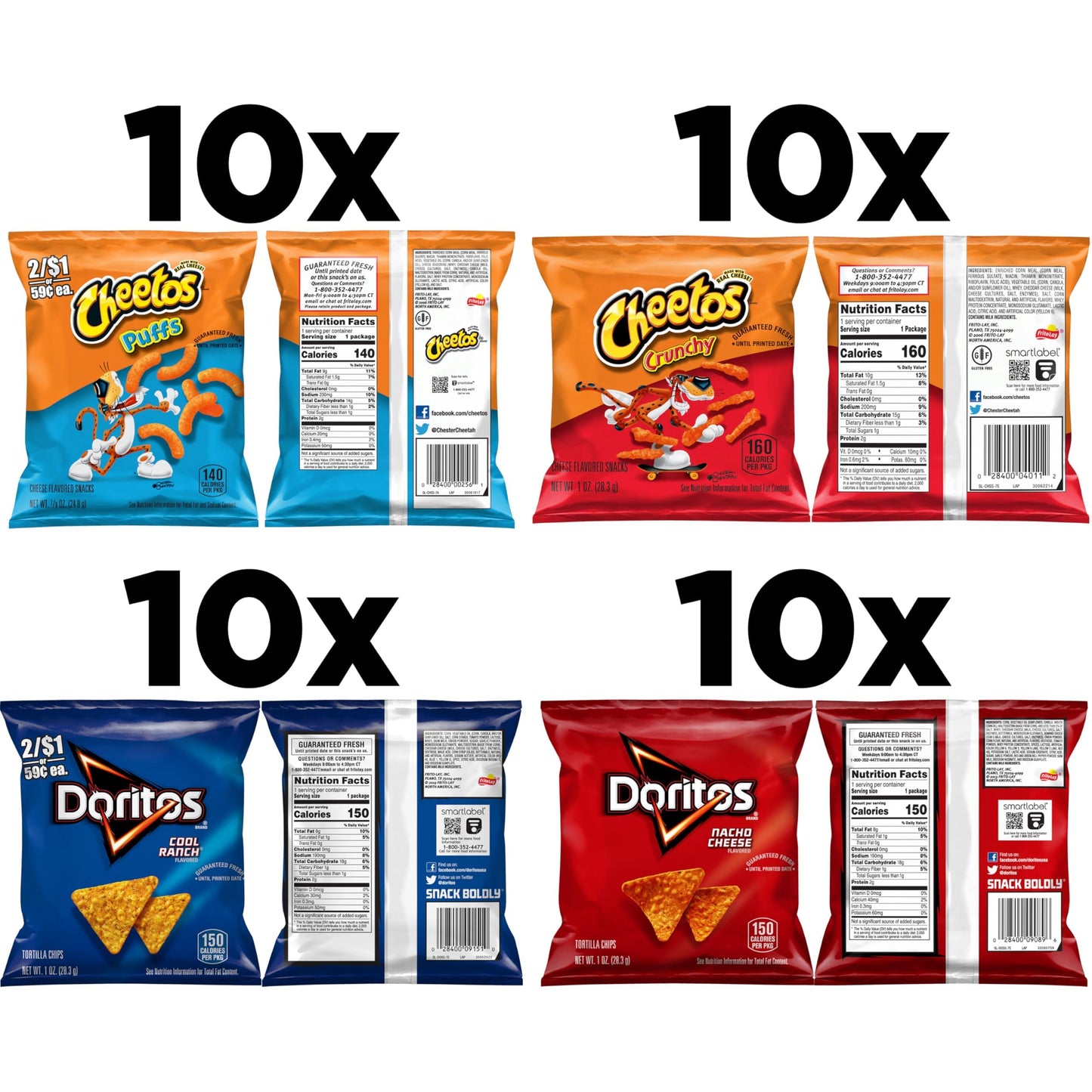Frito-Lay Fun Times Mix Variety Pack, 40 Count