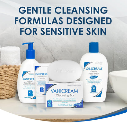 Vanicream Gentle Facial Cleaner, pH-Balanced Face Wash, 8 Fl Oz