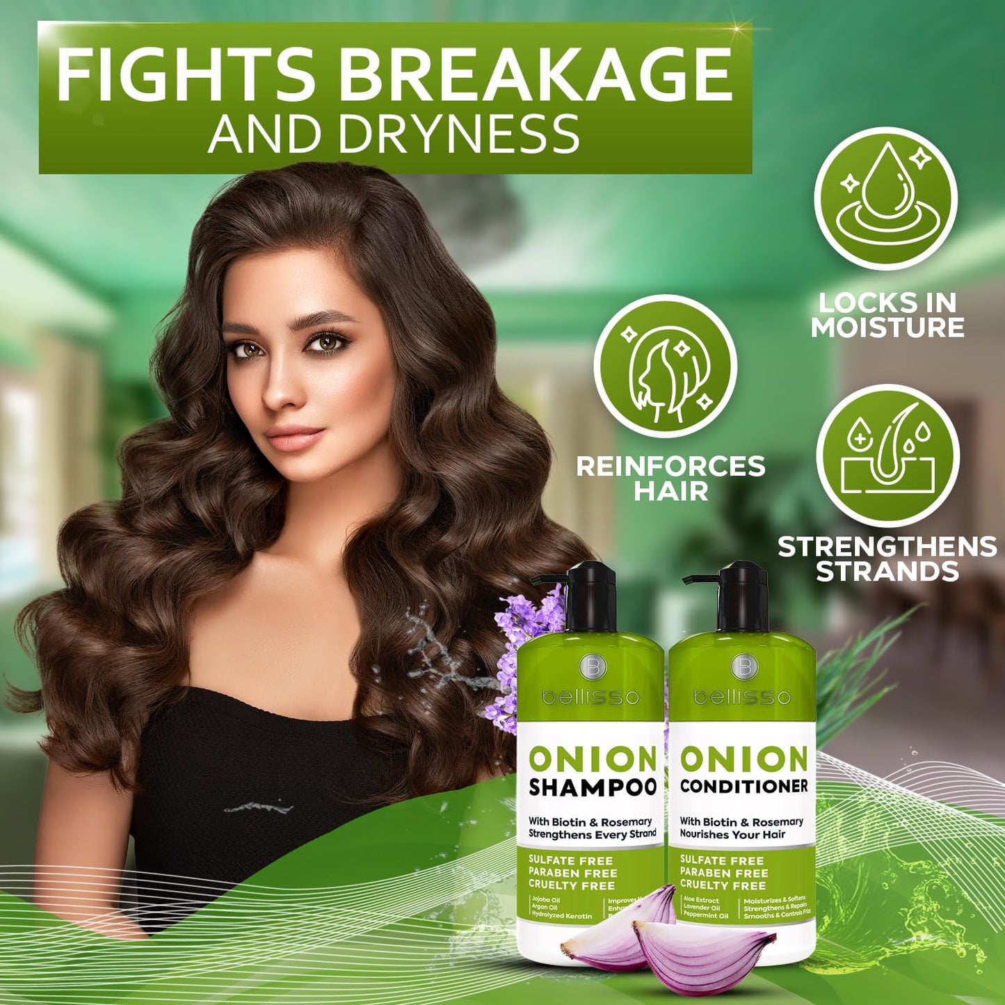 Caffeine Shampoo and Conditioner Set - Volumizing Products for Women and Men - Thickening, Volume Boosting Formula for Thinning and Fine Hair - Sulfate Free, No Parabens - Hydrating, Salon Grade