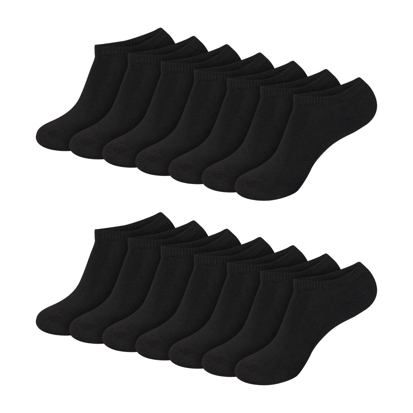 Hanes Women's Crew, Ankle, and No-Show Moisture-Wicking Cushioned Athletic Socks (14 Pack)