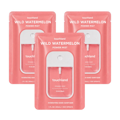 Touchland Top 5 Hydrating Hand Sanitizer Spray Set Travel Size
