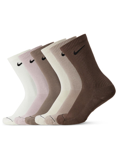 Nike Adult Dri-FIT Everyday Elevated Crew Socks (6-Packs) | Mens and Womens