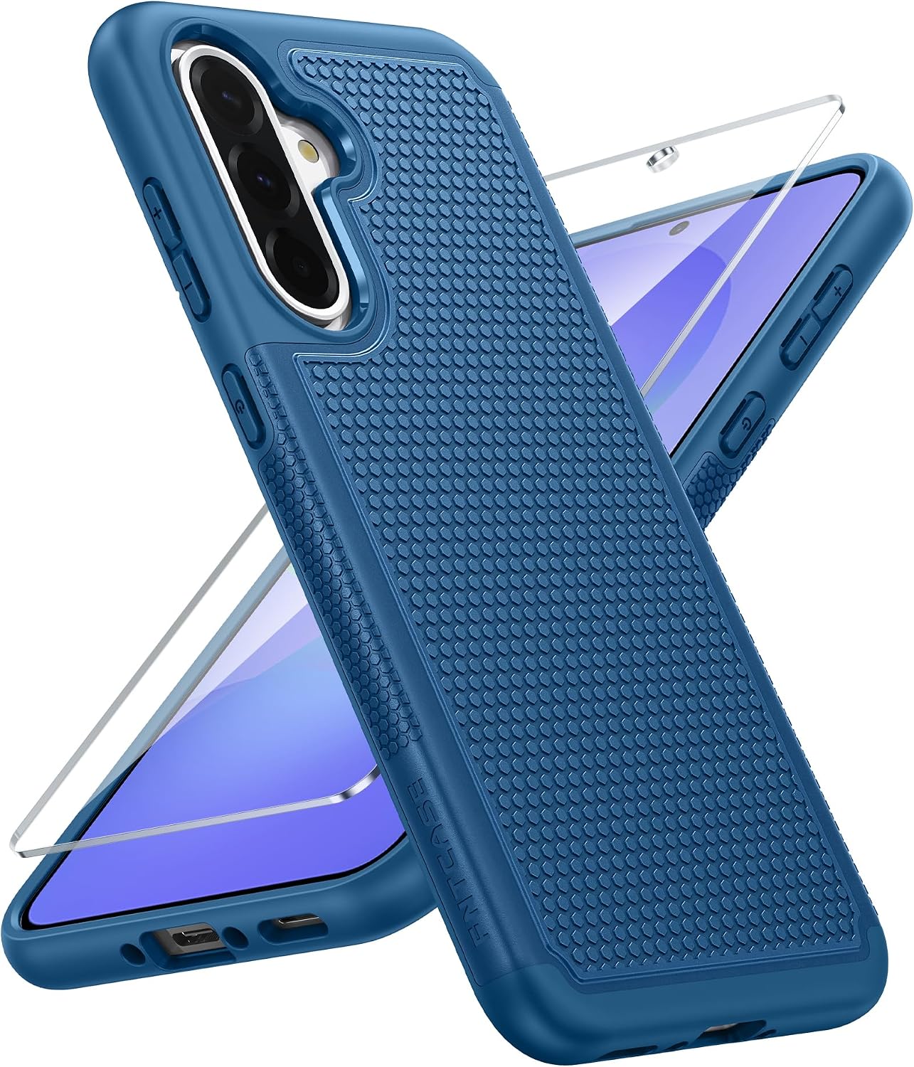 FNTCASE for Google Pixel 10 / Pixel 10 Pro Case: Soft TPU Non Slip Blue