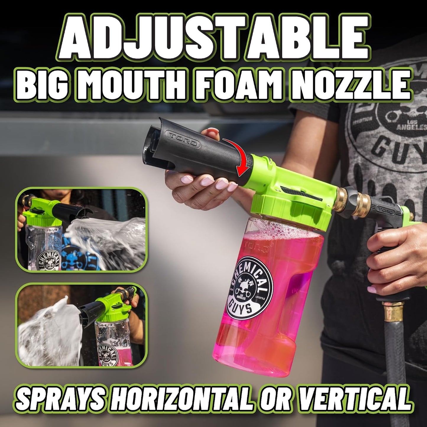 Chemical Guys, TORQ Foam Blaster 6 Cannon, Garden Hose Attachment for Cars