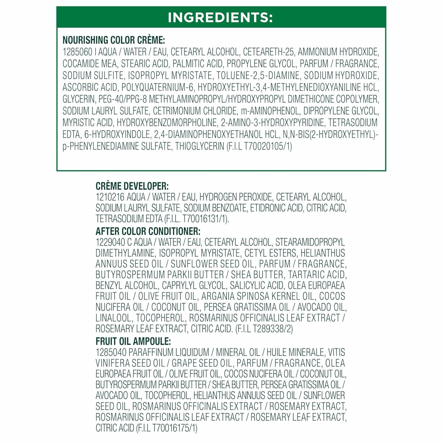 Garnier Nutrisse Ultra Crème Hair Color, Permanent Hair Dye with 100% Gray Coverage, Vegan & Cruelty-Free, 33 Darkest Golden Brown (Caramel Fudge), 1 Count