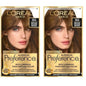 L'Oreal Paris Superior Preference Luminous Fade-Defying Permanent Hair Color, Hair Dye For Up to 9 Weeks of Radiance, Medium Brown 5, 1 Hair Dye Kit