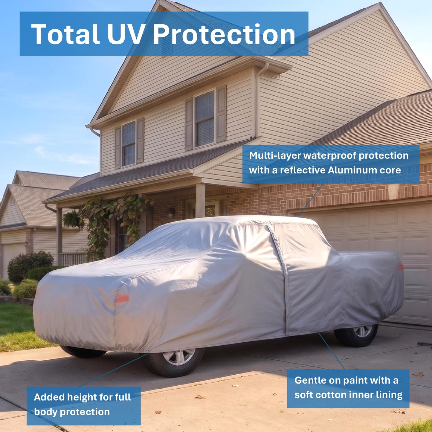EzyShade Car Cover Waterproof All Weather. See Vehicle Size-Chart. Size A3
