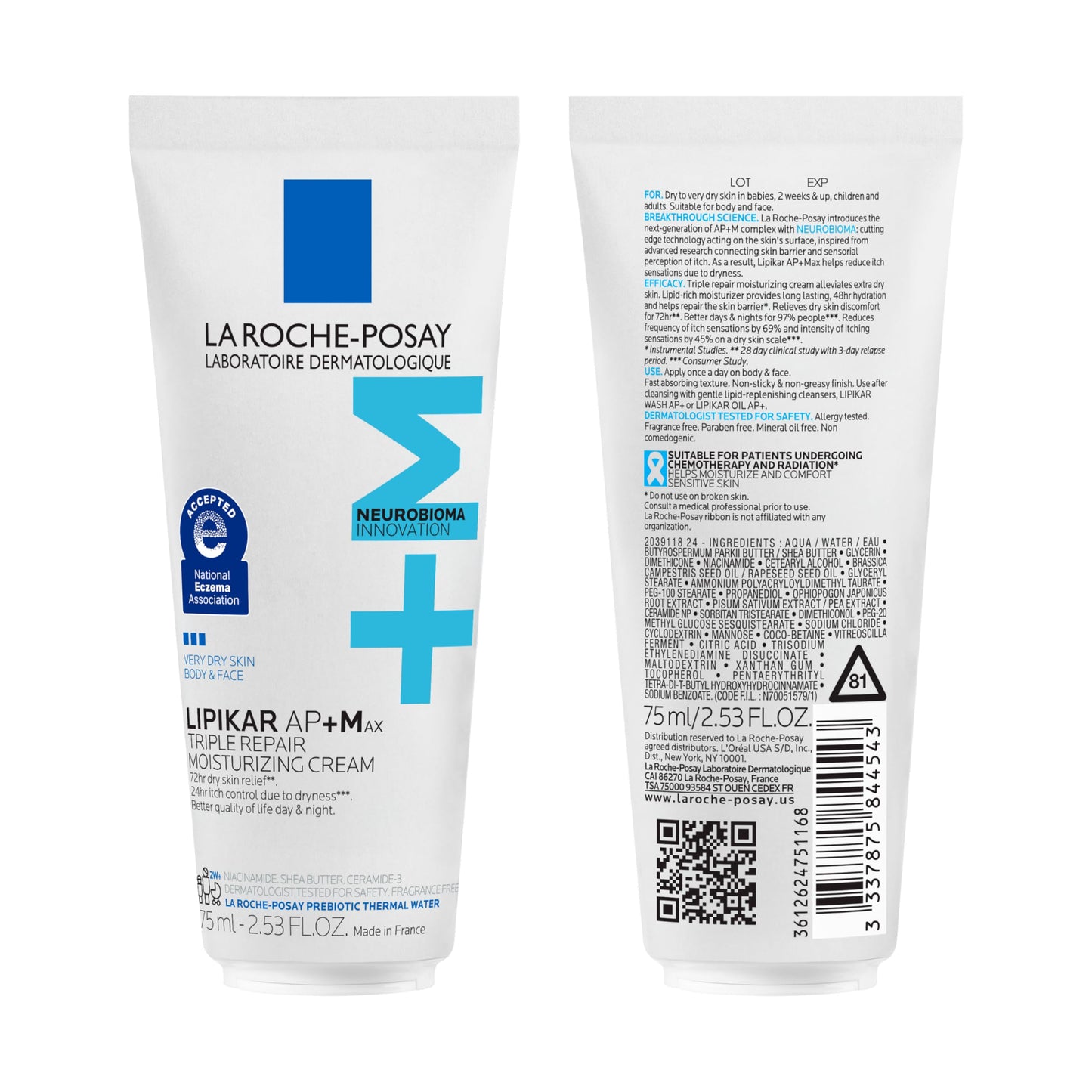 La Roche-Posay Lipikar AP+MAX Triple Repair Moisturizing Body Cream