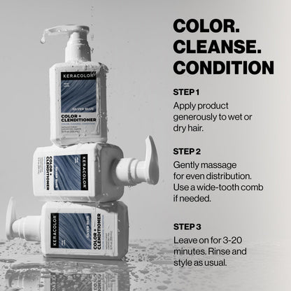 Keracolor Color + Clenditioner, Semi-Permanent Hair Color, 23 Shades