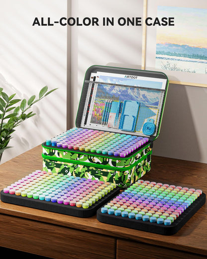 ARTDOT 60 Slots Storage Container for Diamond Art Kits for Adults, Portable Bead Storage Boxes for Diamond Painting Accessories and Tools
