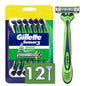 Gillette Sensor3 Sensitive Men's Disposable Razor, 1 Razor - Case of 36