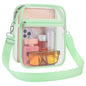 USPECLARE Clear Purse for Stadium Events Transparent Messenger Bag