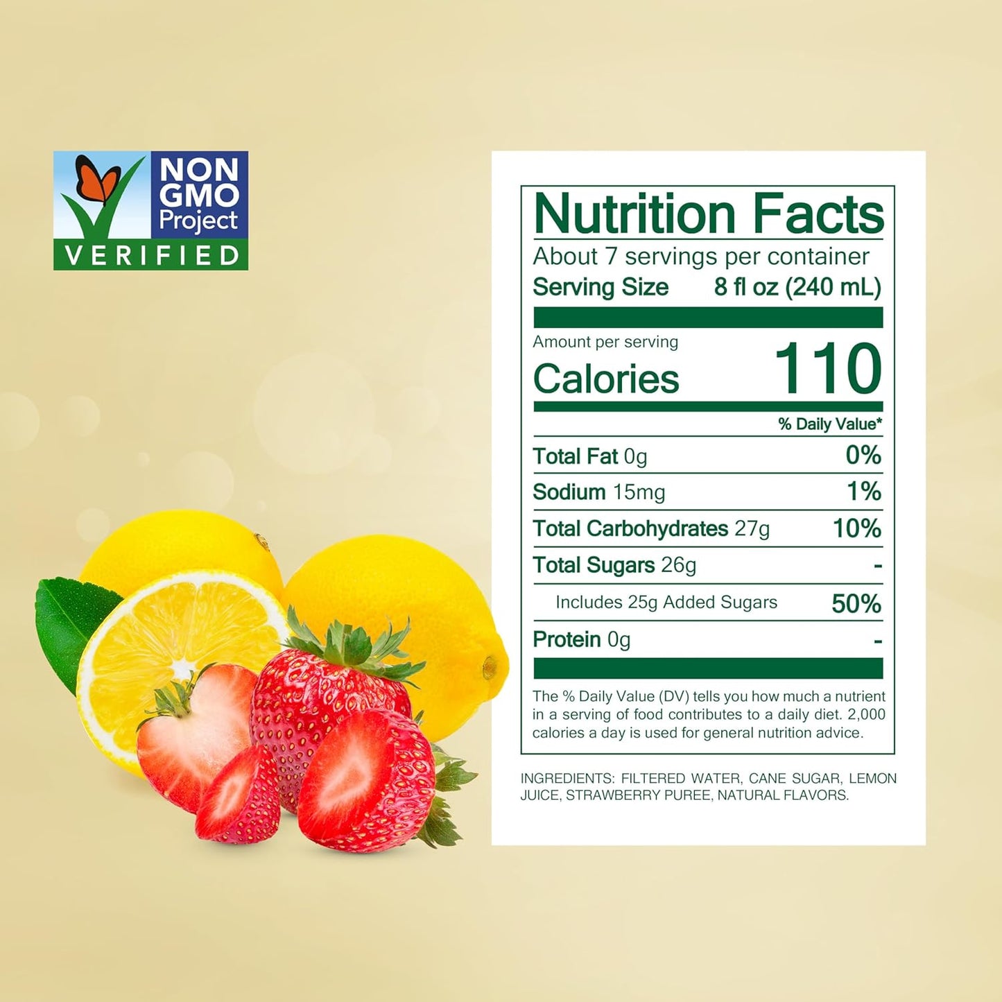 Simply Lemonade with Strawberry, 52 Fl Oz Bottle
