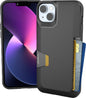 Smartish® iPhone 13 Wallet Case - Wallet Slayer Vol. 1 [Slim + Protective] Credit Card Holder - Drop Tested Hidden Credit Card Slot Cover for Apple iPhone 13 - Black Tie Affair