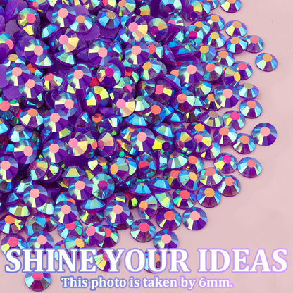 Rainbow Flatback Rhinestones for Crafting and 3PCS B7000 Glue (Set 1), 2 Boxes of 4500 PCS Resin Rhinestones Gems Charms for Bedazzling DIY Crafts Tumblers Shoes Fabric Clothing Nail Art