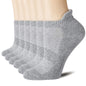 CS CELERSPORT 6 Pairs Ankle Athletic Running Socks Low Cut Sports Tab Socks for Men and Women