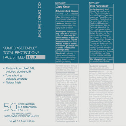 Colorescience, Total Protection Face Shield Flex, SPF 50