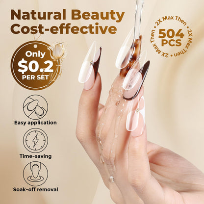 UNA GELLA 9 in 1 Gel Nail Glue U V Super Hold for Gel Nails Tips 10ml