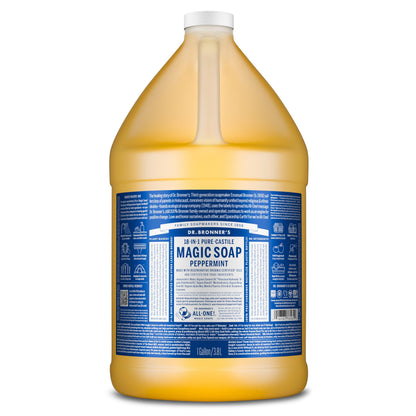 Dr. Bronner's Peppermint Pure-Castile Liquid Soap, Hand Soap, 32 oz
