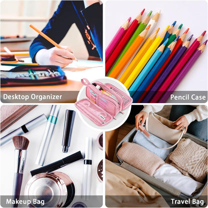 TOPBIDAI Large Pencil Case Pouch for Girls Boy Women Men Adults