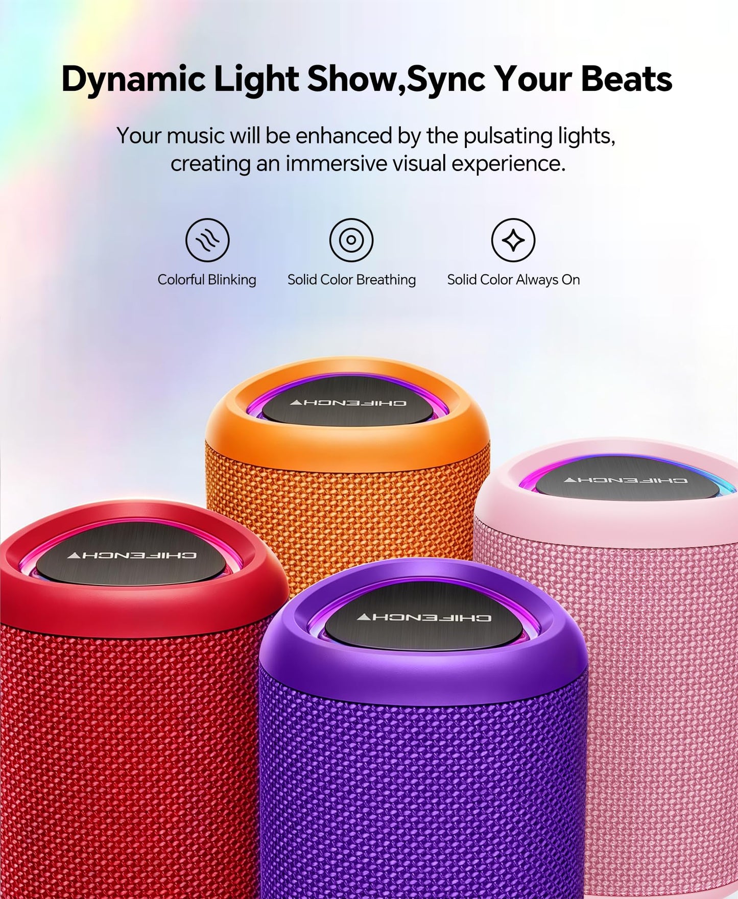 Portable Bluetooth Speaker Beach Essentials: IPX5 Waterproof for Outdoor