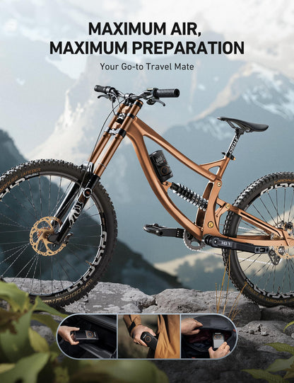 AstroAI L7 Tire Inflator Portable Air Compressor,150 PSI Cordless Bike Pump