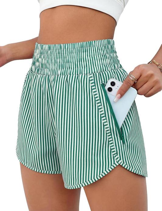 BMJL 2.5" Athletic Shorts for Women Comfy High Waisted Short with Pocket