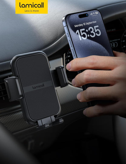 Lamicall 2026 Wider Clamp & Metal Hook Car Phone Holder Vent Accessories