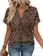 WIHOLL Womens Blouses Spring Tops Short Sleeve Shirts Dressy Casual Summer Vacation Fashion Clothing 2026