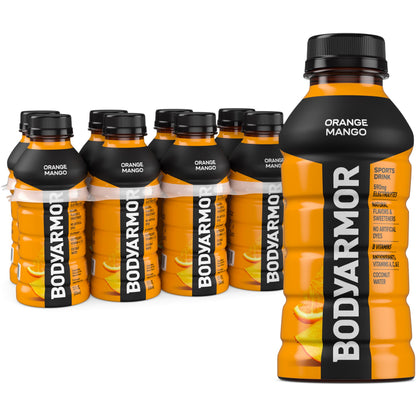 BODYARMOR Sports Drink, Strawberry Banana, Electrolyte Drink Hydration, 12 Fl Oz Bottles (8 Pack), Flavored Coconut Water with B Vitamins & Antioxidants