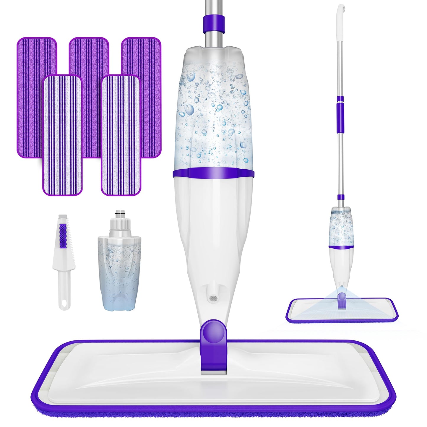 Microfiber Spray Mops for Floors Cleaning: Wet Dry Mop Hardwood Floor Mops
