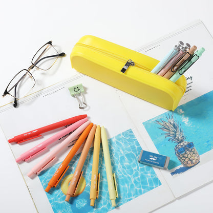 Mr. Pen- Silicone Pencil Case, Aesthetic Pencil Bag for Women, Makeup Pouch