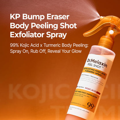 Dr.Melaxin Peel Shot Exfoliating TX-Spray 6.76 fl.oz - 99% Tranexamic Acid and Niacinamide Body Exfoliator Spray for Uneven Skin Tone, AHA PHA Body Peel for Rough Skin, K-Beauty Body Brightening