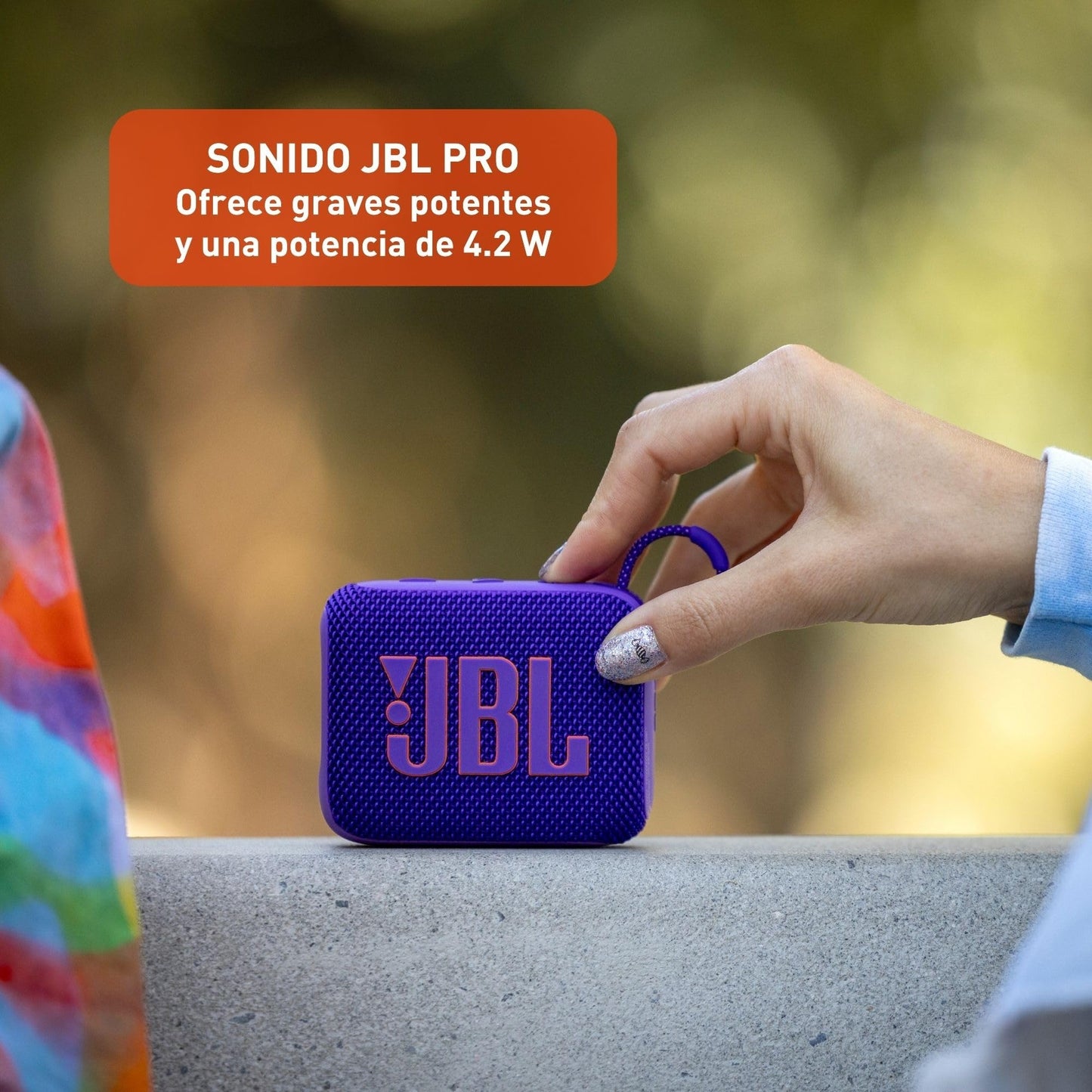 JBL Go 4 - Ultra-Portable, Waterproof and Dustproof Bluetooth Speaker, Big JBL Pro Sound with Punchy bass, 7-Hour Built-in Battery, Made in Part with Recycled Materials (Black)
