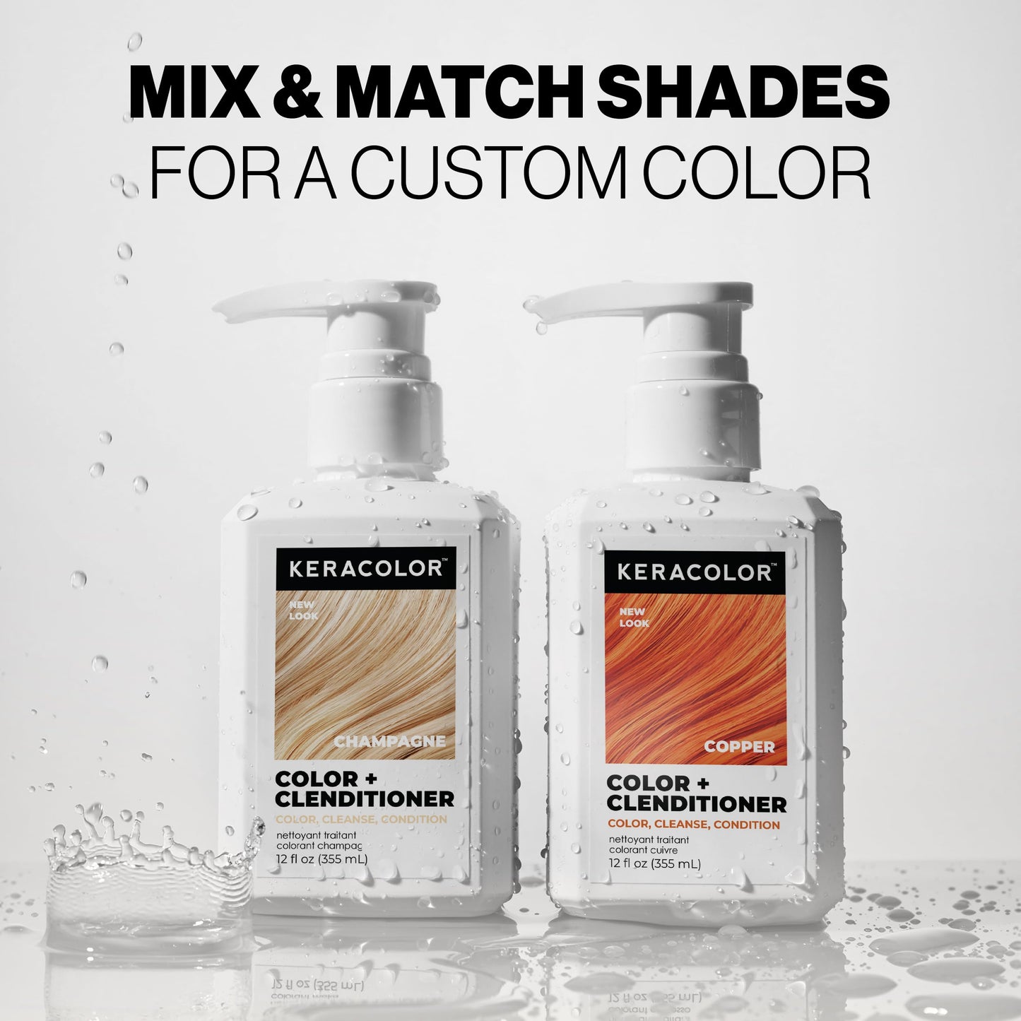 Keracolor Color + Clenditioner, Semi-Permanent Hair Color, 23 Shades