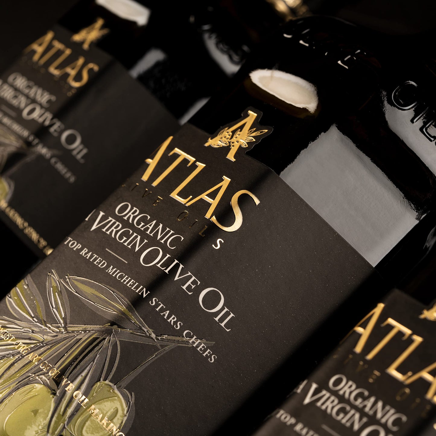 Atlas Organic Extra Virgin Olive Oil, Moroccan, High Polyphenol, 1 L