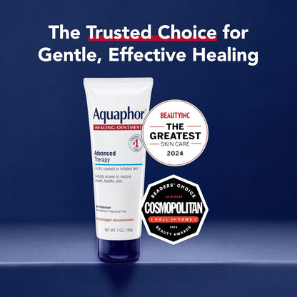 Aquaphor Advanced Therapy Healing Ointment, Skin Protectant, 7 OZ