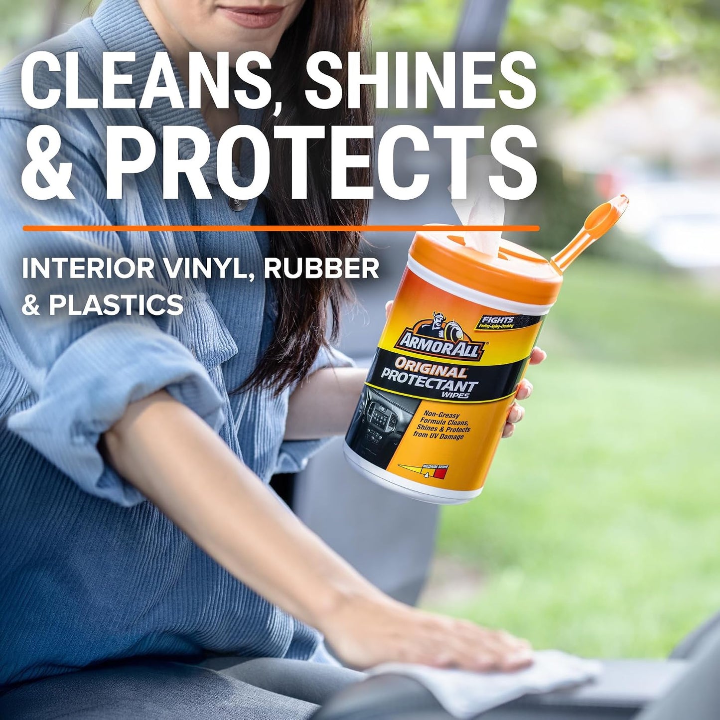 Armor All Car Interior Value Pack, 90 Count, Auto Cleaning Wipes