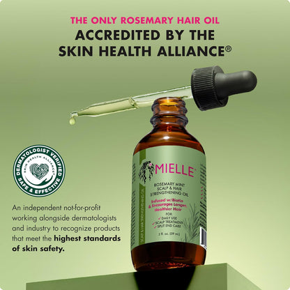 Mielle Organics Rosemary Mint Hair Oil with Biotin, 2 oz