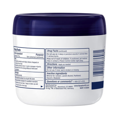 Aquaphor Advanced Therapy Healing Ointment Skin Protectant, 14 OZ