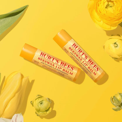 Burt's Bees Lip Balm, Pomegranate, 0.15 oz., 4 Tubes