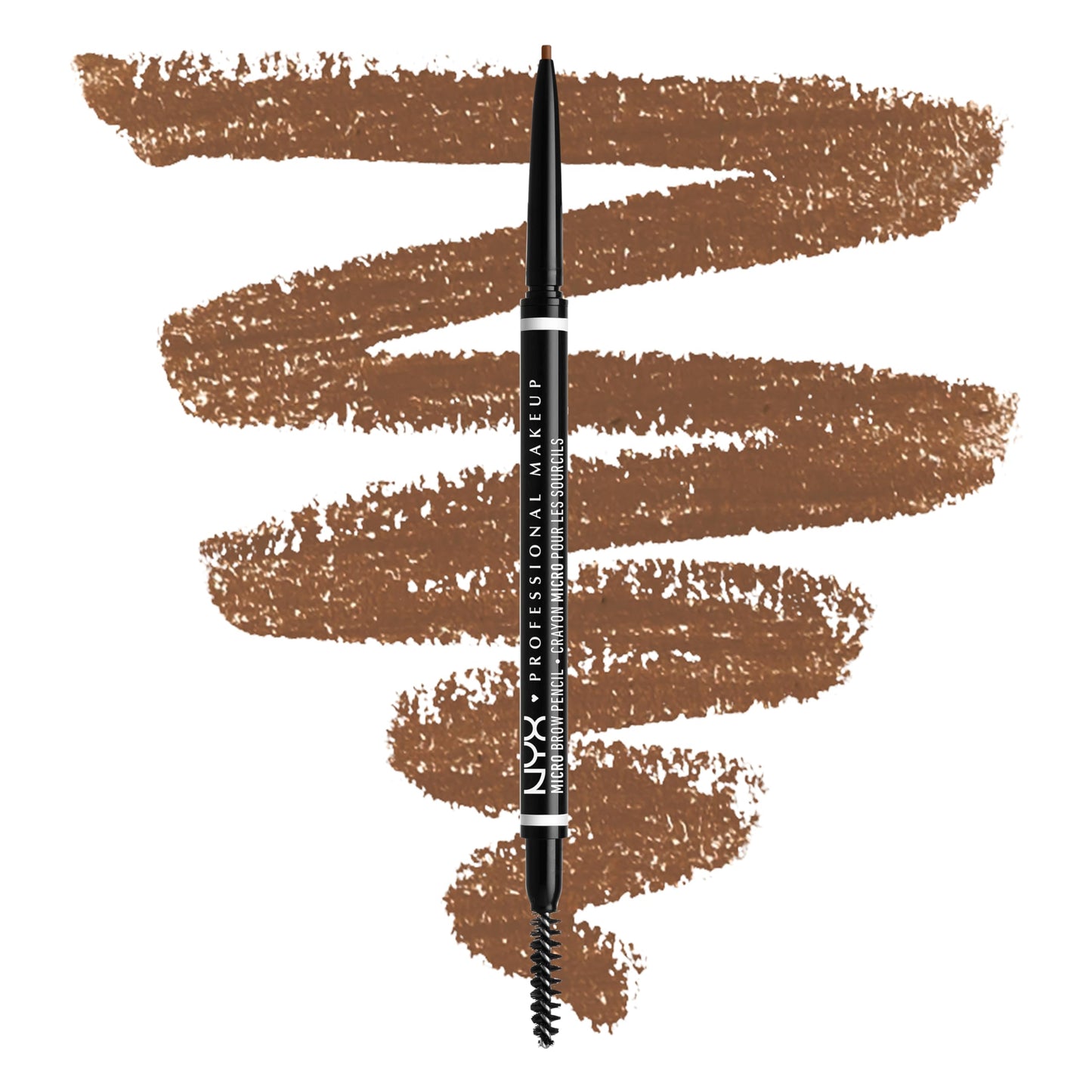 NYX PROFESSIONAL MAKEUP Micro Brow Pencil, Precise Eyebrow Pencil - Ash Brown